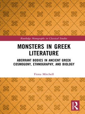 cover image of Monsters in Greek Literature